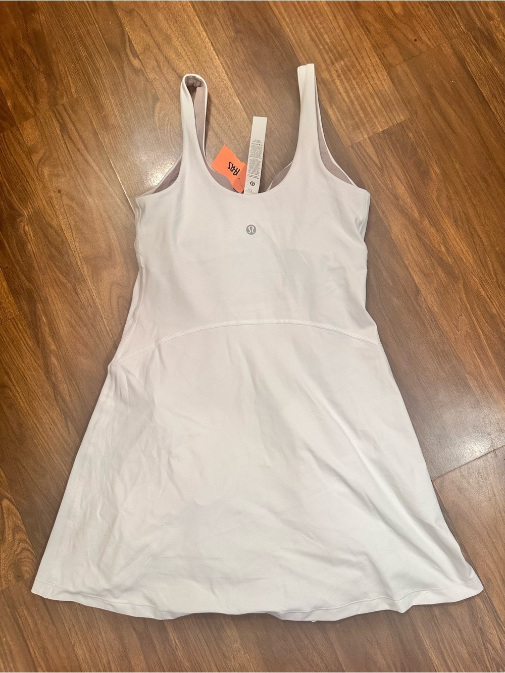 New lululemon White Scoop Tank Dress